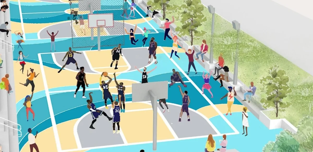 Nowy Jork przed powodzią chroni koszykówka